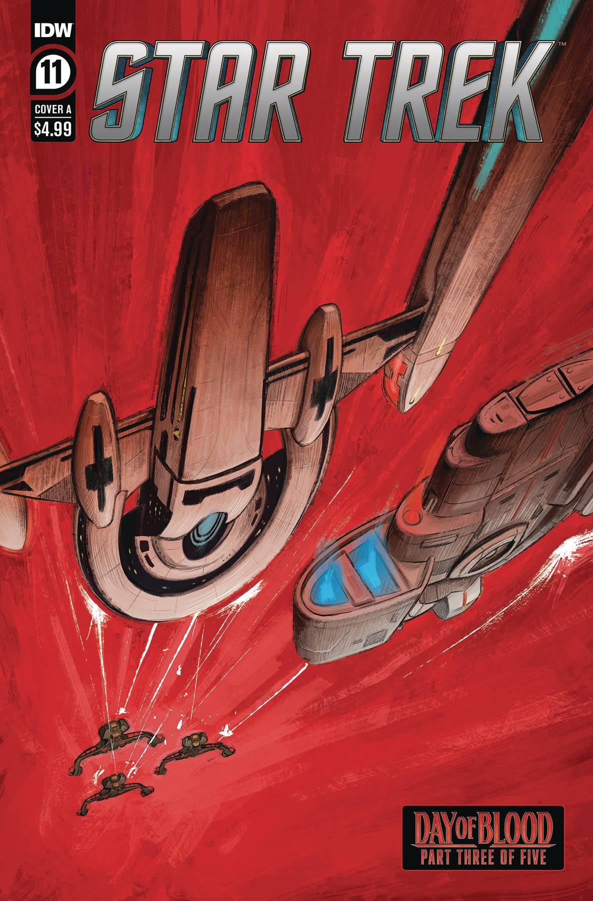 Star Trek #11 Cvr A Ward Idw-prh Comic Book