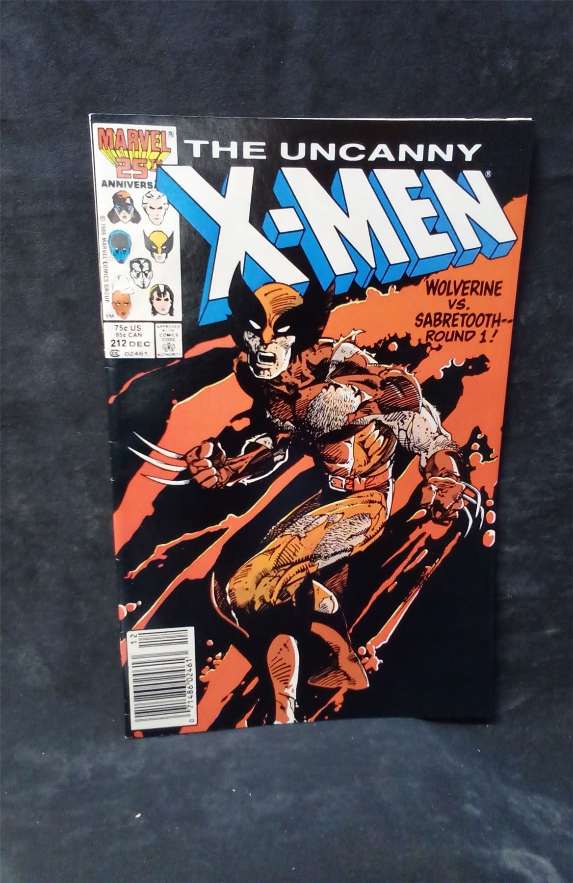 The Uncanny X-Men #212 Direct Edition 1986 marvel Comic Book