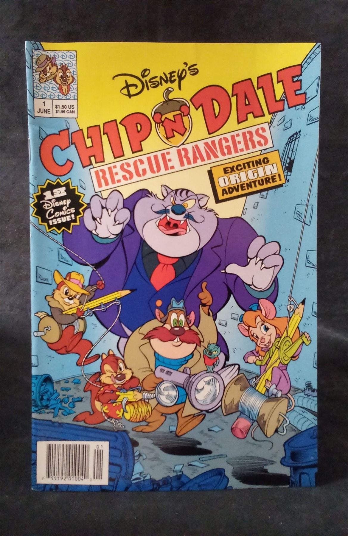 Chip 'n' Dale Rescue Rangers #1 1990 Disney Comics Comic Book