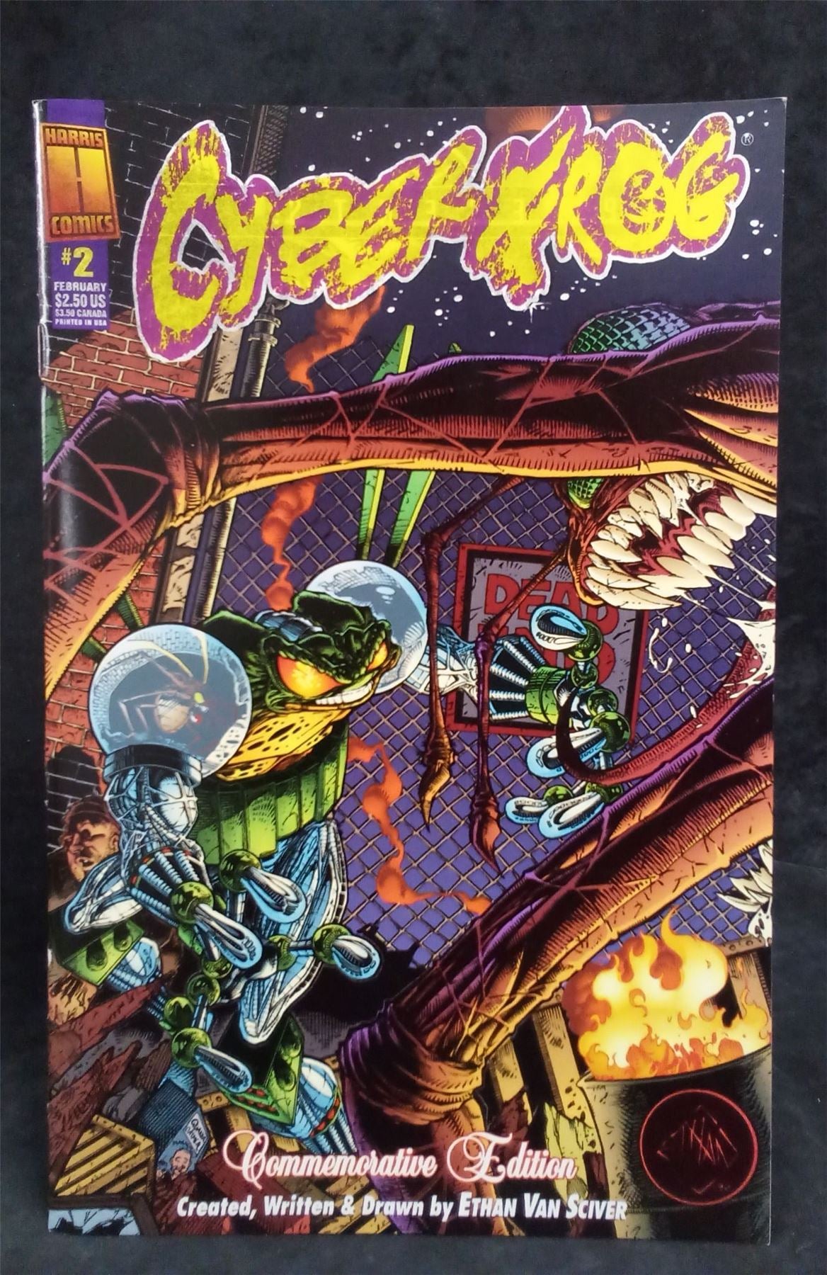 Cyberfrog #2 Commemorative Cover 1996 Harris Comics Comic Book