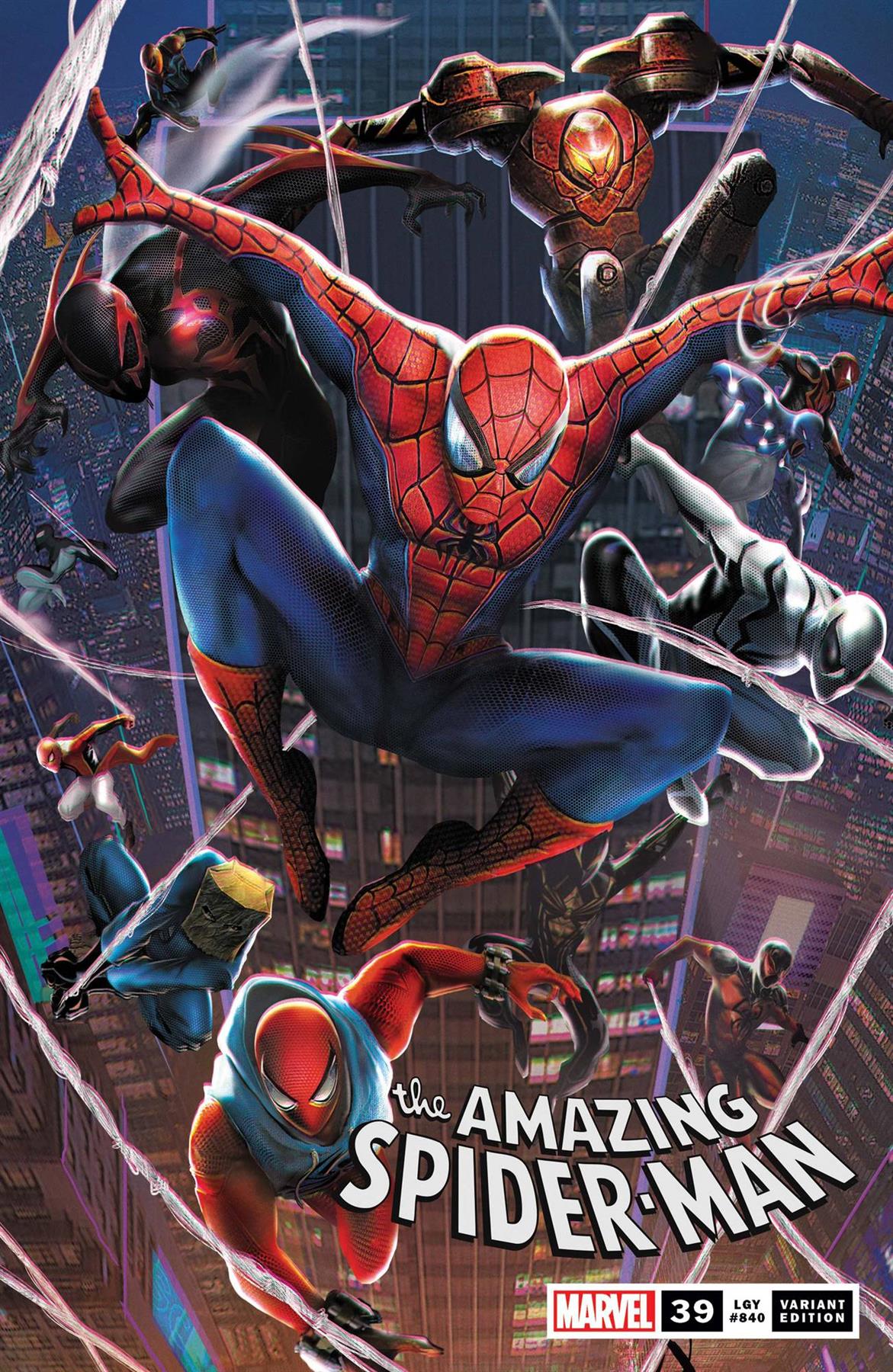 Amazing Spider-man #39 Jie Yuan Connecting Chinese New Year (Jie Yuan Connecting Chinese New Year Var 2099) Marvel Comics Comic Book 2020