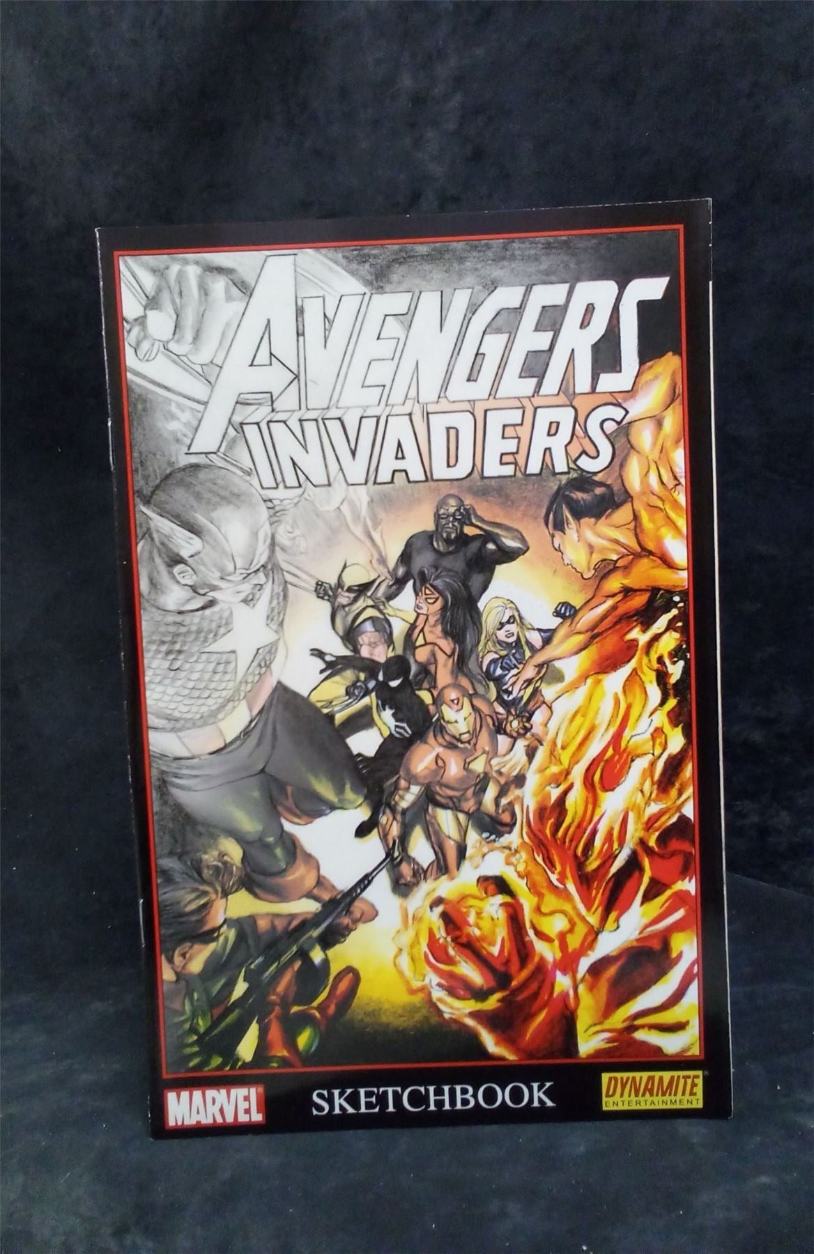 Avengers/Invaders #1 Sketchbook Cover 2008 Marvel Comics Comic Book