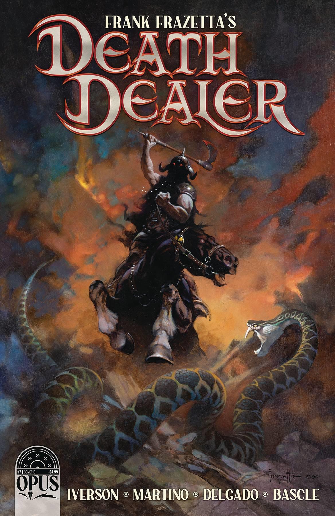 Frank Frazetta Death Dealer #7 Cvr B Frazetta Opus Comics Comic Book