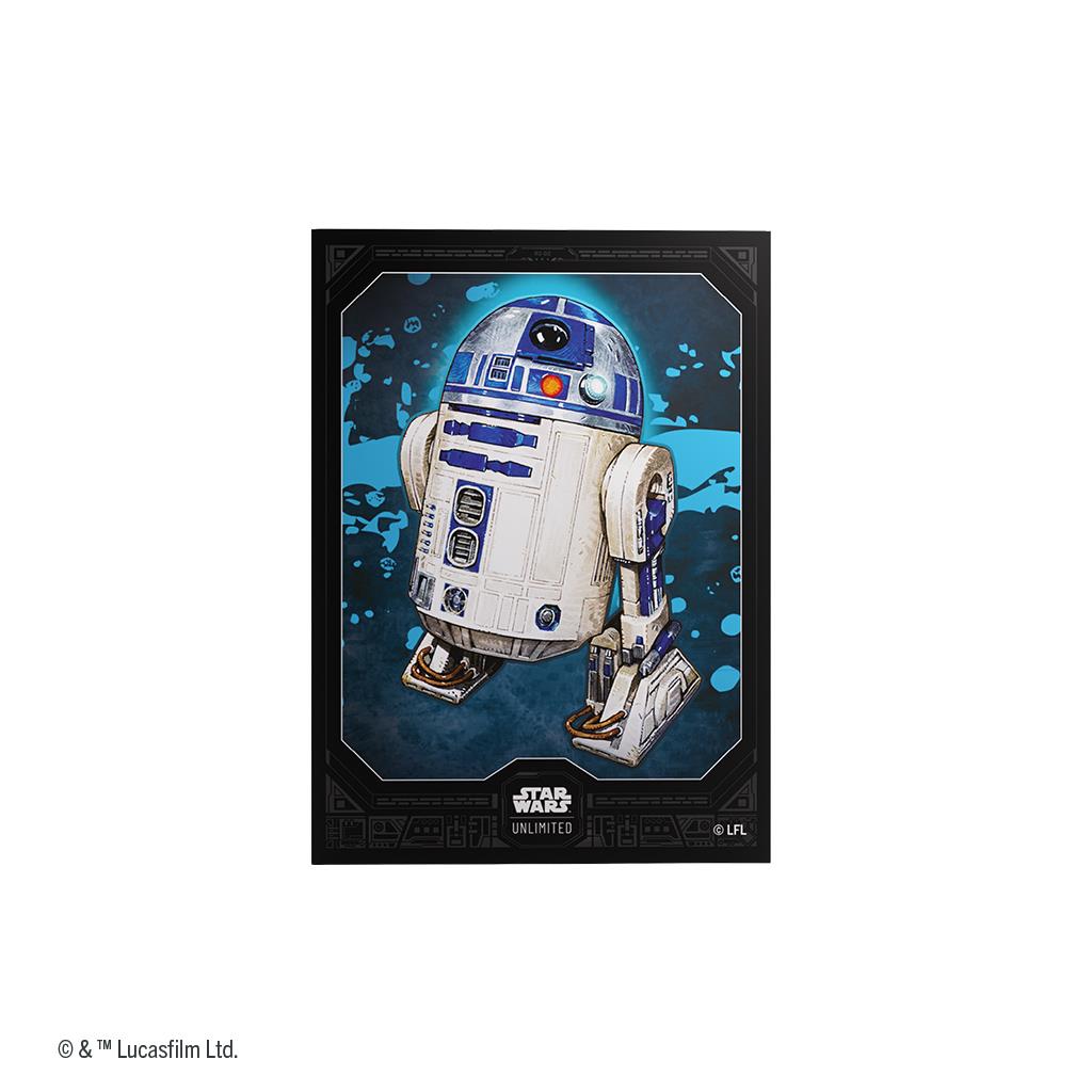 Star Wars Unlimited Premium Art Sleeve: R2-D2 60 Standard By Gamegenic
