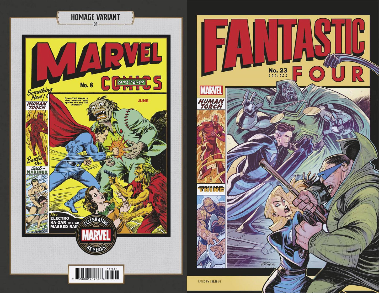 Fantastic Four #23 Elizabeth Torque Marvel 85th Homage Var Marvel Prh Comic Book