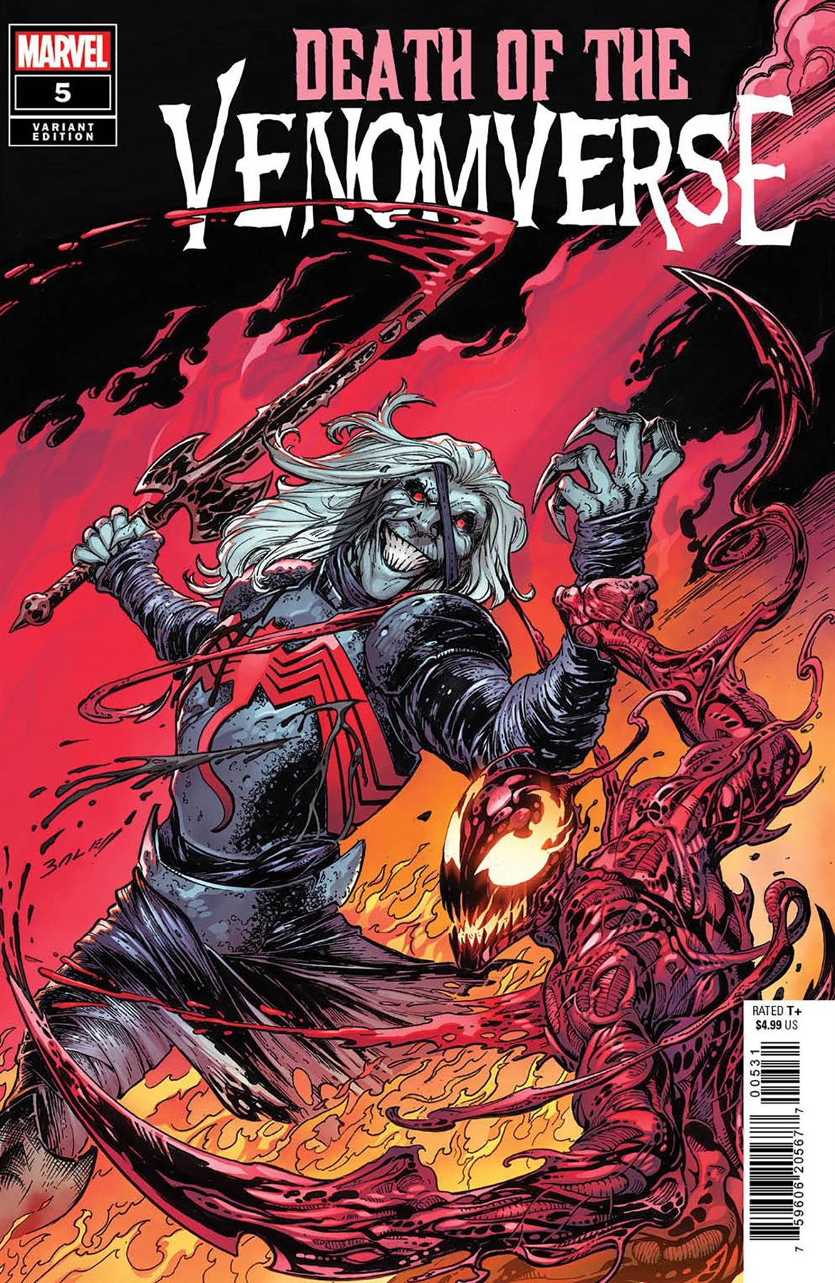 Death Of Venomverse #5 (Cullen Bunn Var) Marvel Prh Comic Book 2023