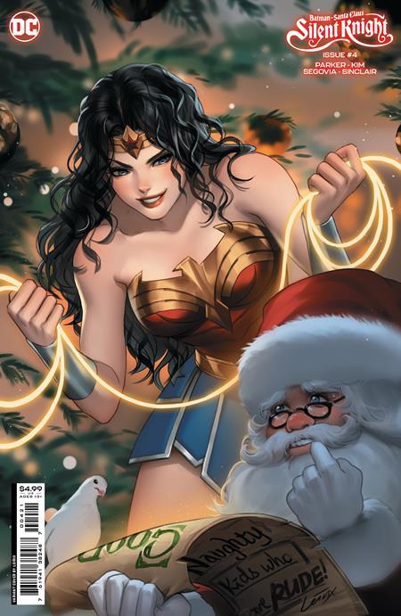 Batman Santa Claus Silent Knight #4 (of 4) Cvr B Lesley Leirix Li Card Stock Var DC Comics Comic Book