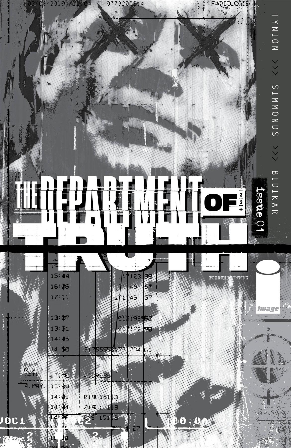 Department Of Truth #1 4th Ptg (mr) Image Comics Comic Book