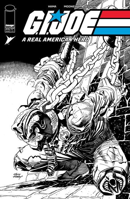 Gi Joe A Real American Hero #315 Cvr B Andy Kubert B&W Var Image Comics Comic Book