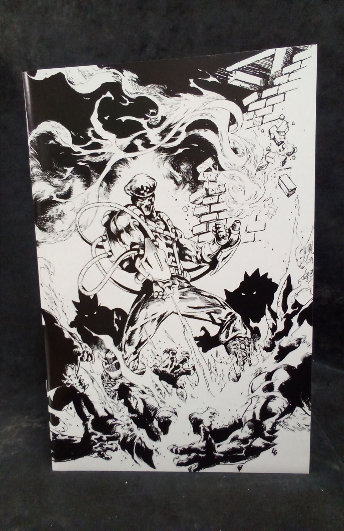 Blowtorch #1 Bullet Exclusive B&W Virgin Variant Comic Book