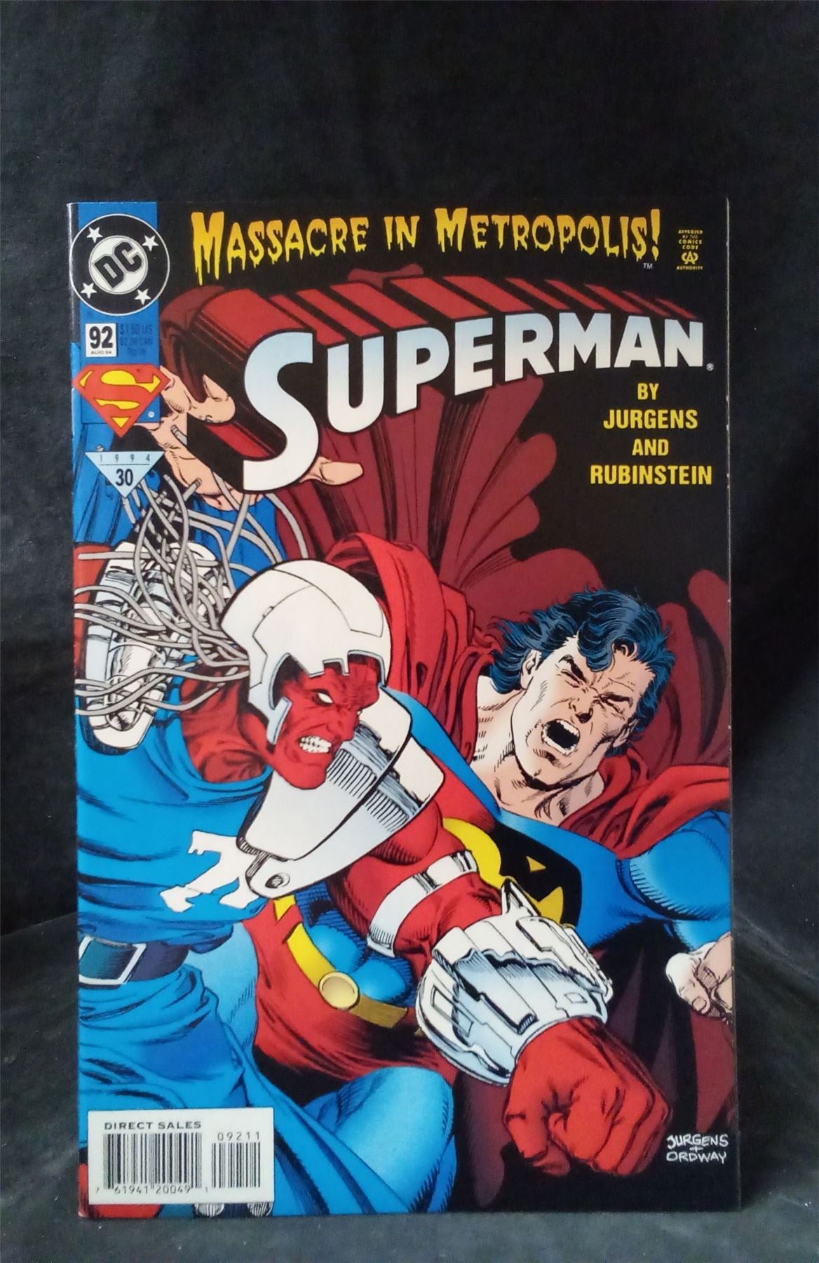 Superman #92 1994 DC Comics Comic Book