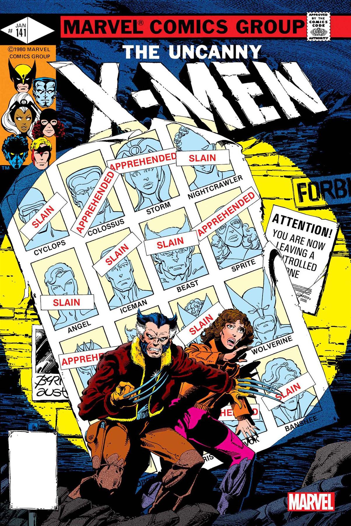 X-men #141 Facsimile Edition Foil Var () Marvel Prh Comic Book 2023