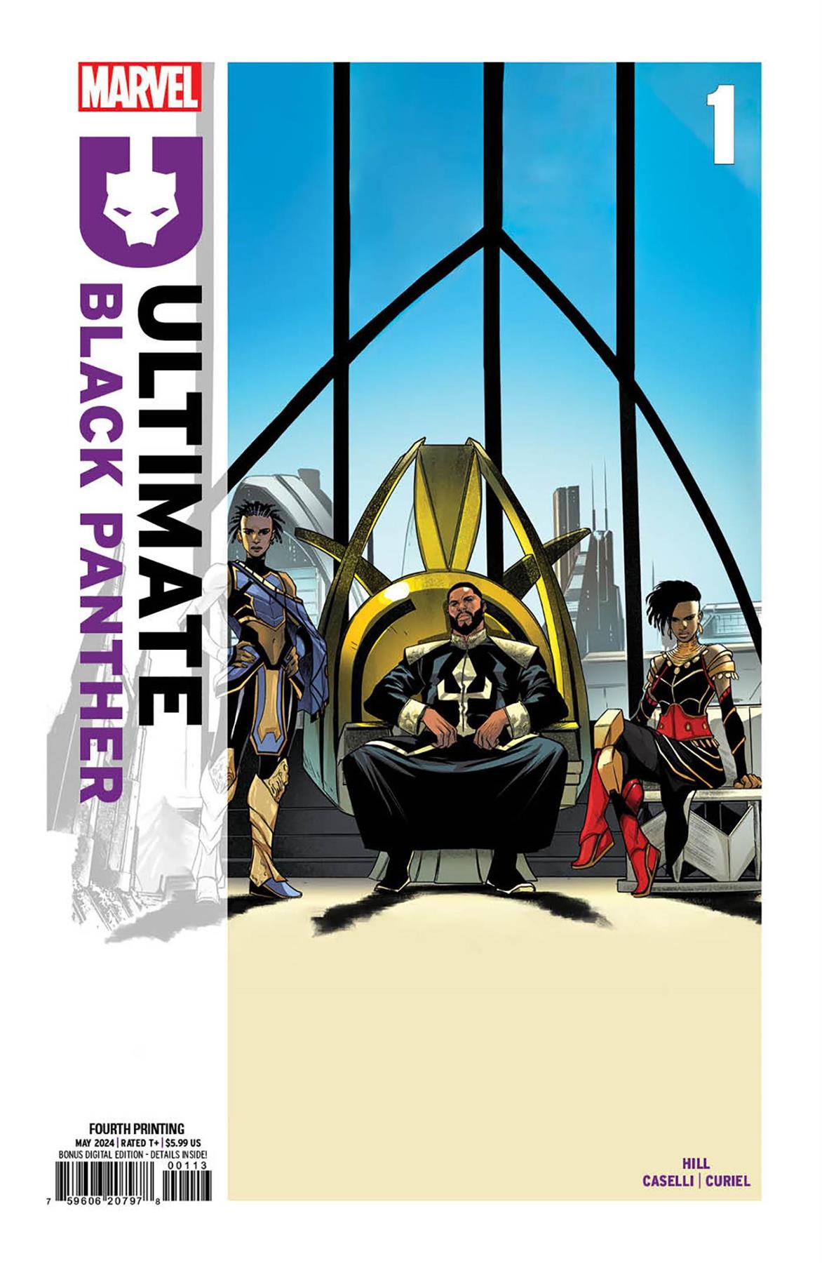 Ultimate Black Panther #1 4th Ptg Stefano Caselli Var Marvel Prh Comic Book