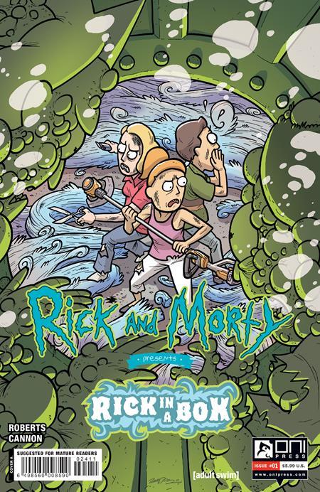 Rick And Morty Presents Rick In A Box #1 (one Shot) Cvr A Zander Cannon (mr) Oni Press Comic Book