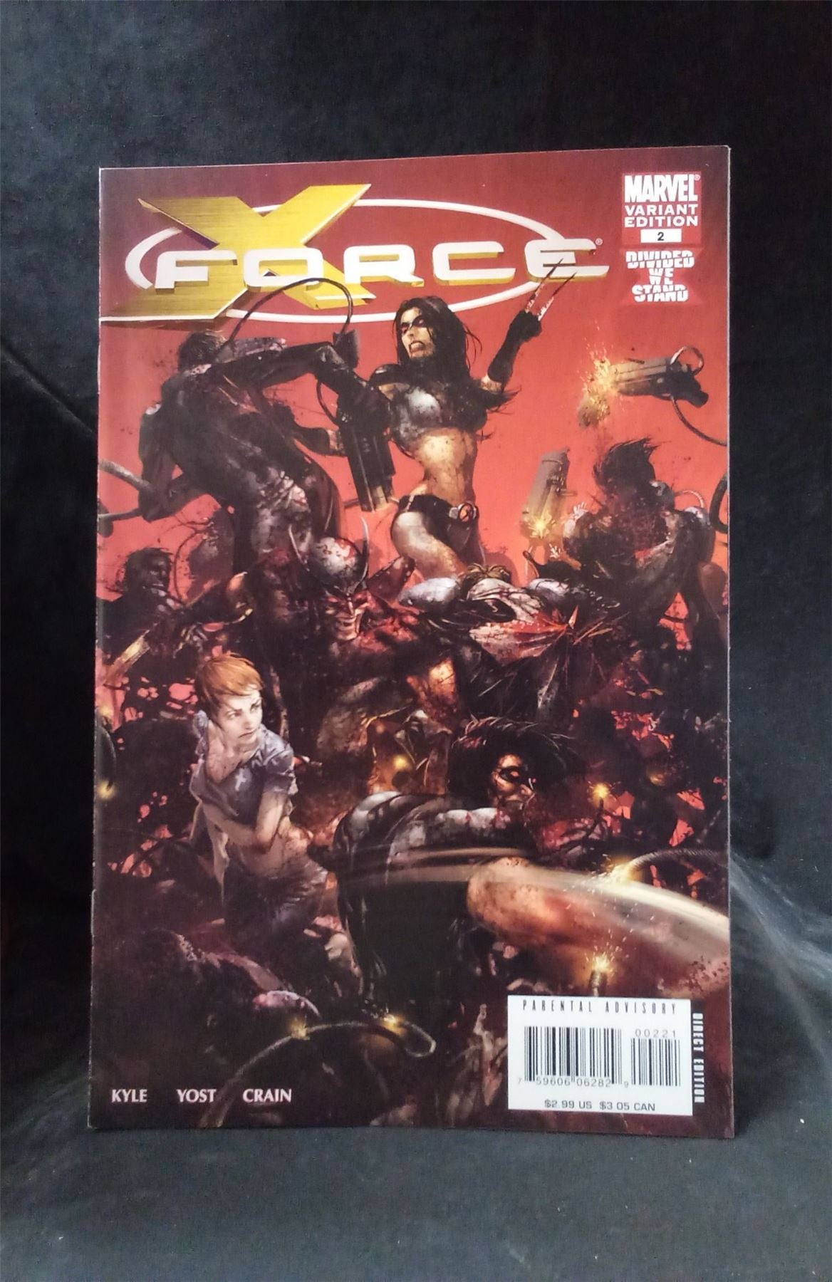X-Force #2 Bloody Cover 2008 Marvel Comics Comic Book