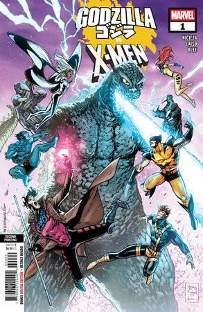 Godzilla vs X-Men #1 2nd Ptg Tony Daniel Var Marvel Prh Comic Book