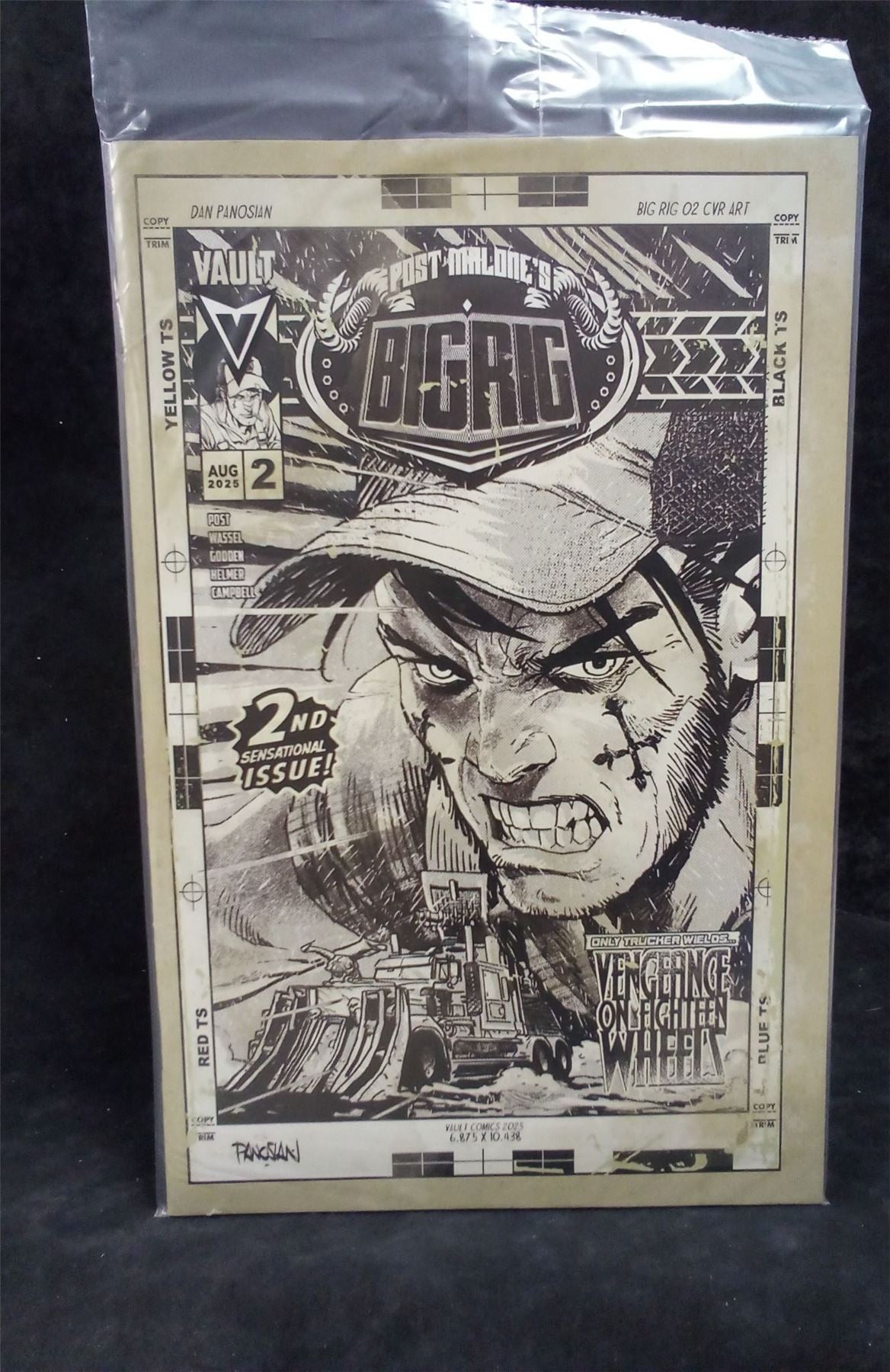 Post Malone's Big Rig #2 Panosian Fine Lines Variant Comic Book
