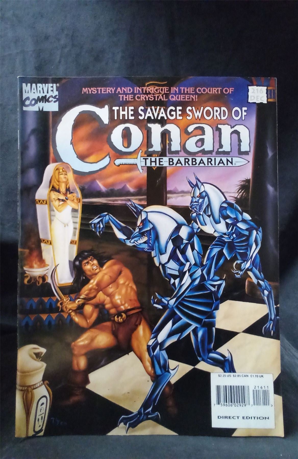 The Savage Sword of Conan #216 1993 Marvel Comics Comic Book