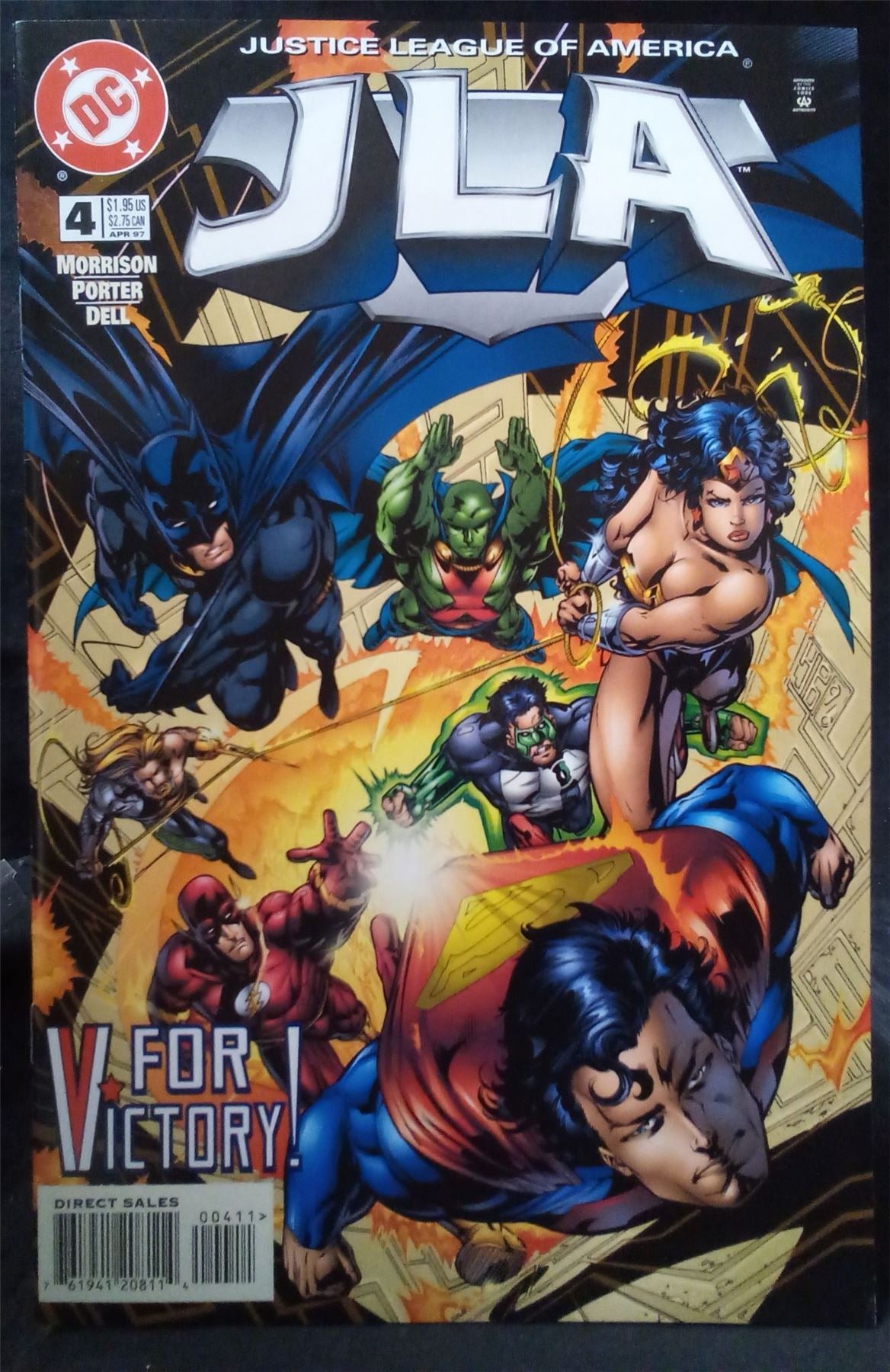 JLA #4 1997 DC Comics Comic Book