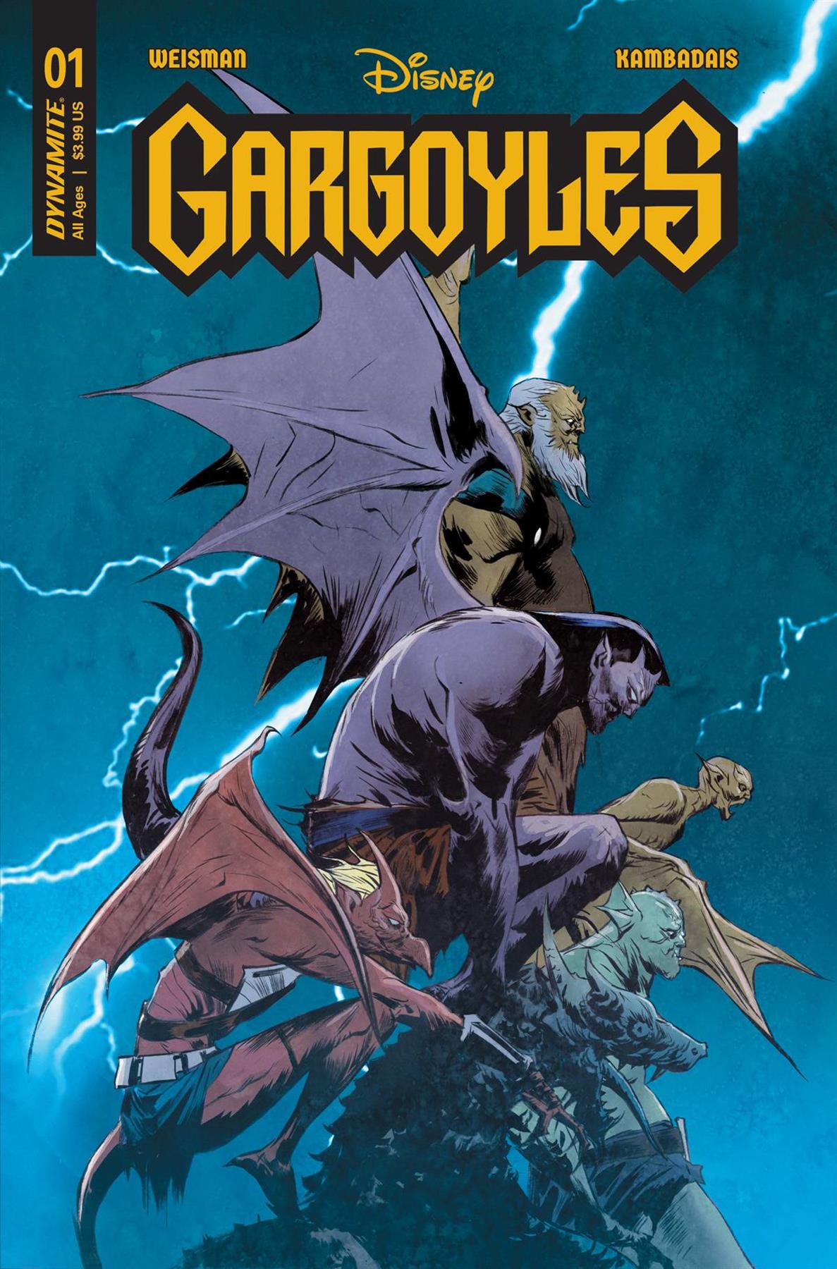 Gargoyles #1 Cvr E Lee (Cvr E Lee) Dynamite Comic Book 2022