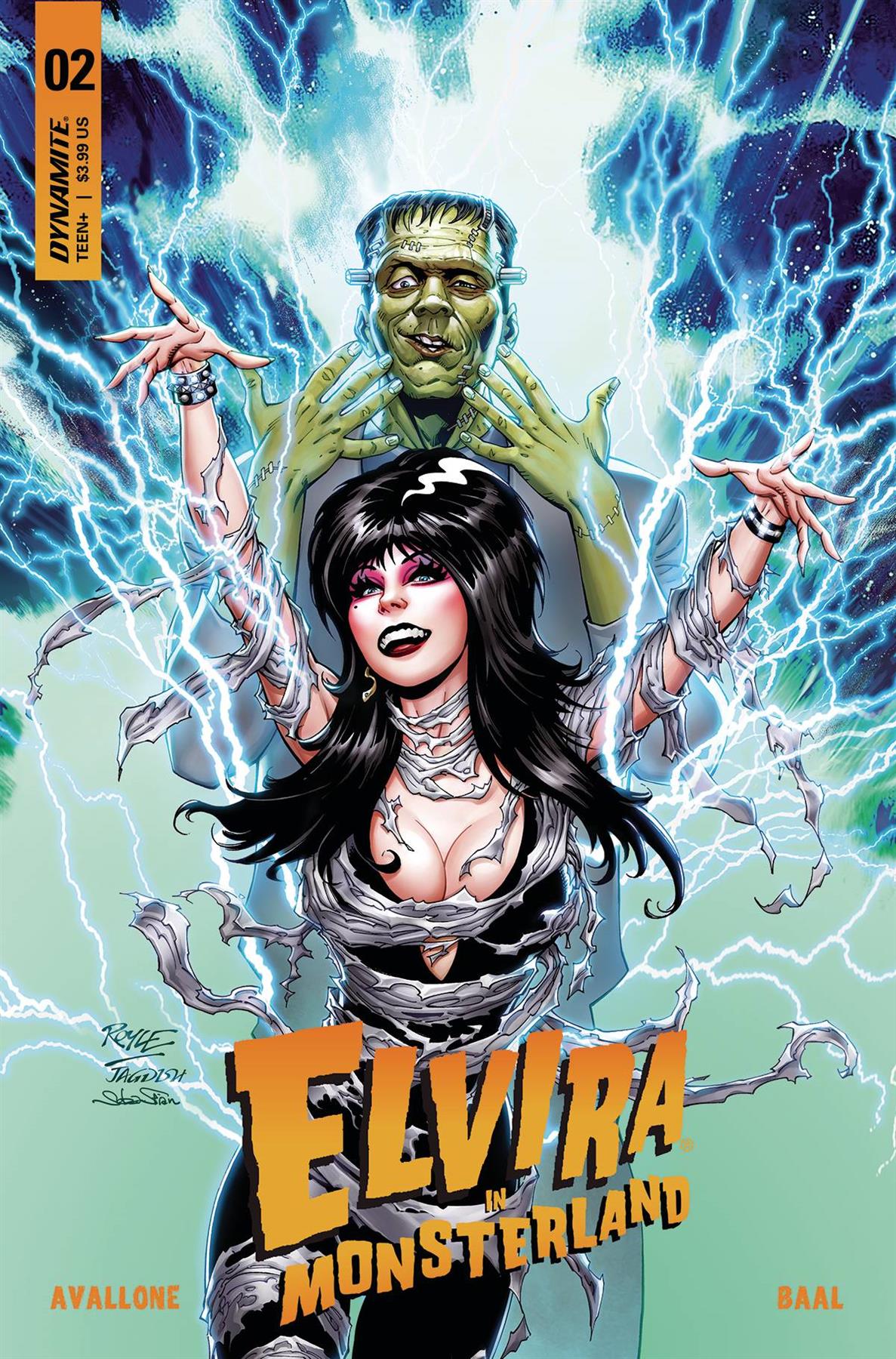 Elvira In Monsterland #2 Cvr B Royle Dynamite Comic Book