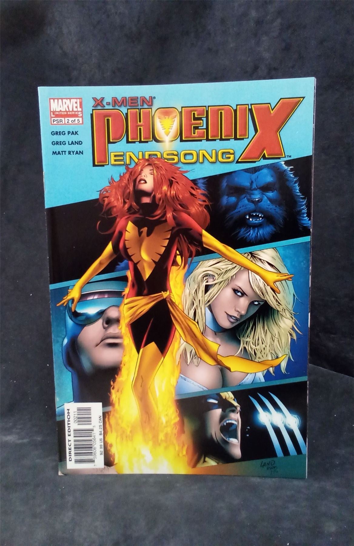 X-Men: Phoenix - endsong #2 Red Costume Cover 2005 Marvel Comic Book