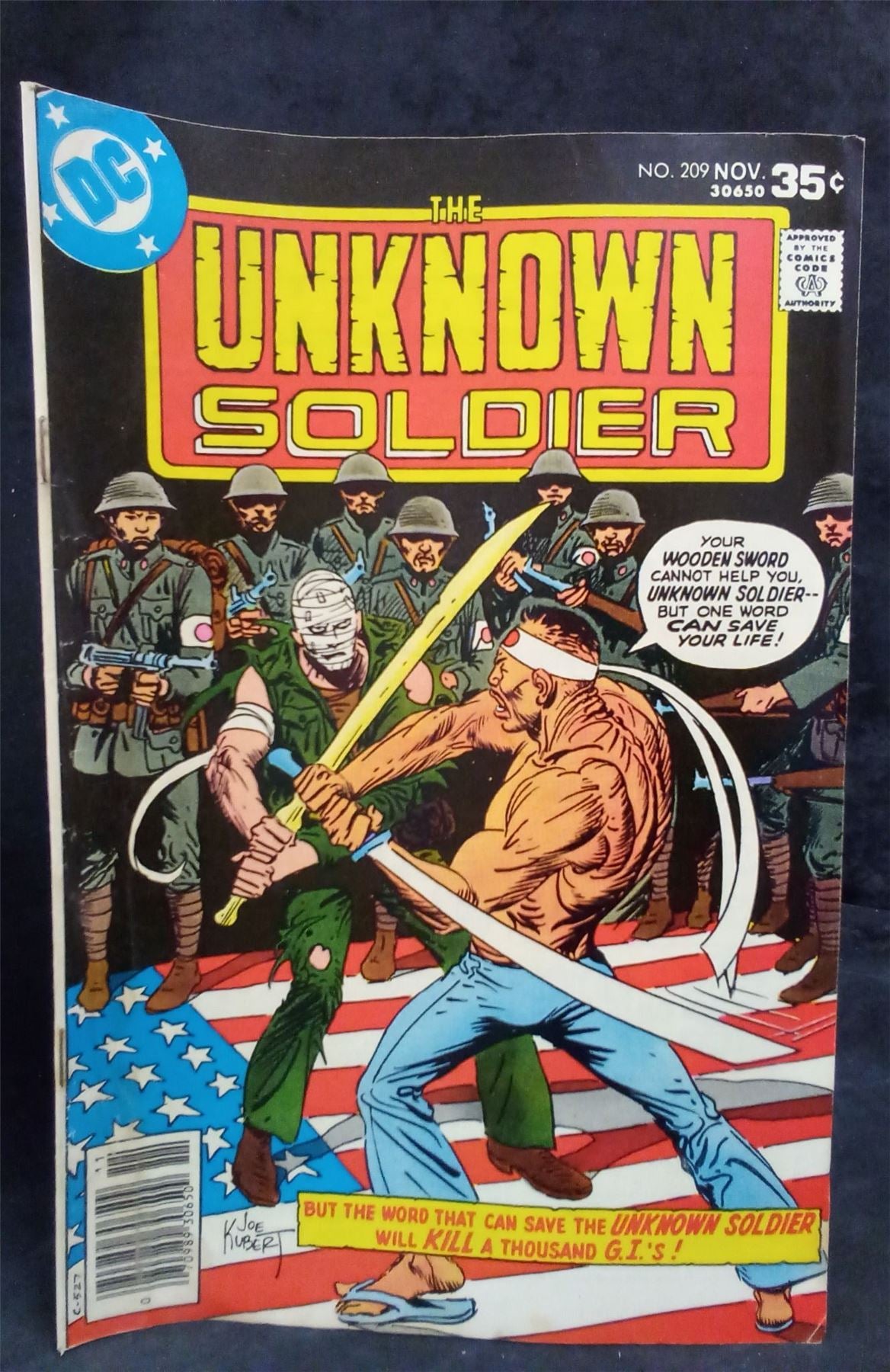 Unknown Soldier #209 1977 DC Comics Comic Book