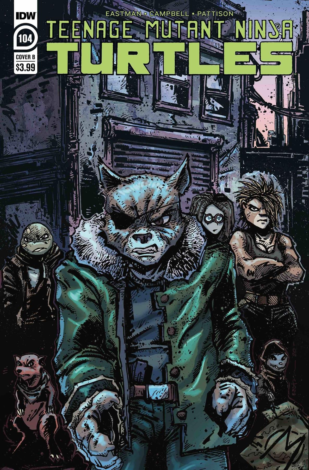 Tmnt Ongoing #104 Cvr B Eastman (Cvr B Eastman) Idw Publishing Comic Book 2020