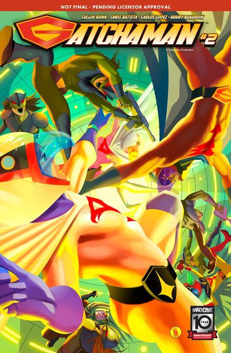 Gatchaman #2 Cvr A Mad Cave Studios Comic Book