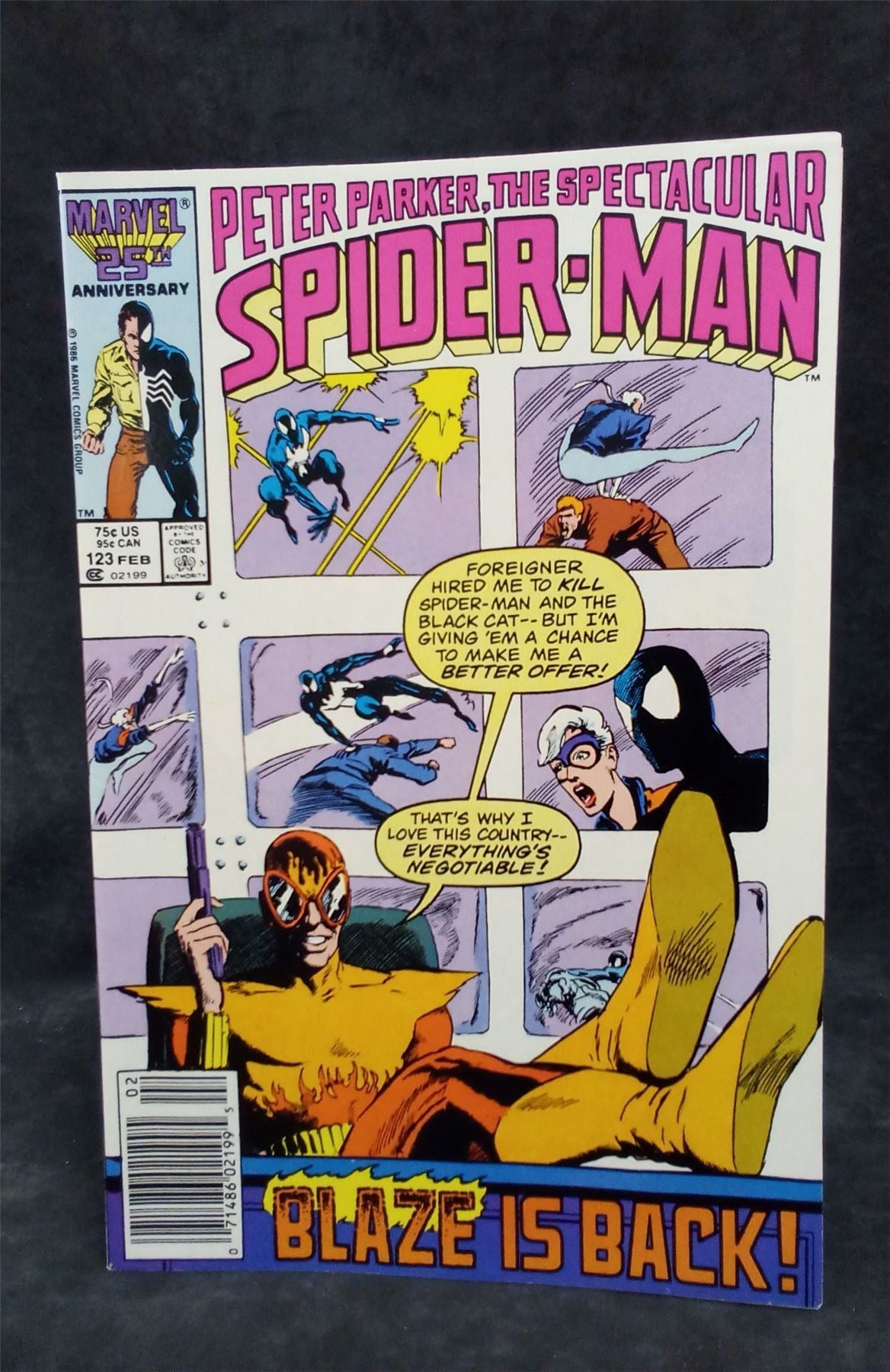 The Spectacular Spider-Man #123 1987 Marvel Comics Comic Book