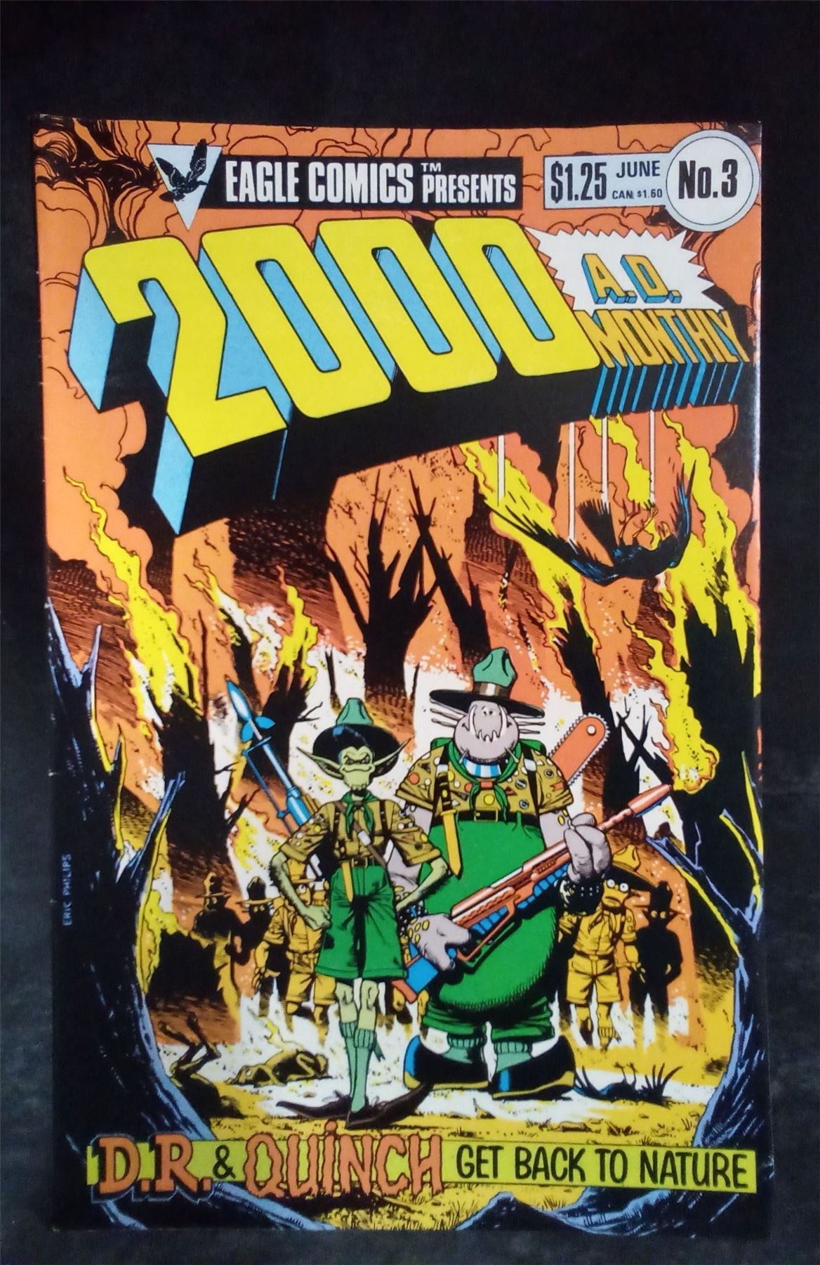 2000 A. D. #3 1985 Eagle Comics Comic Book