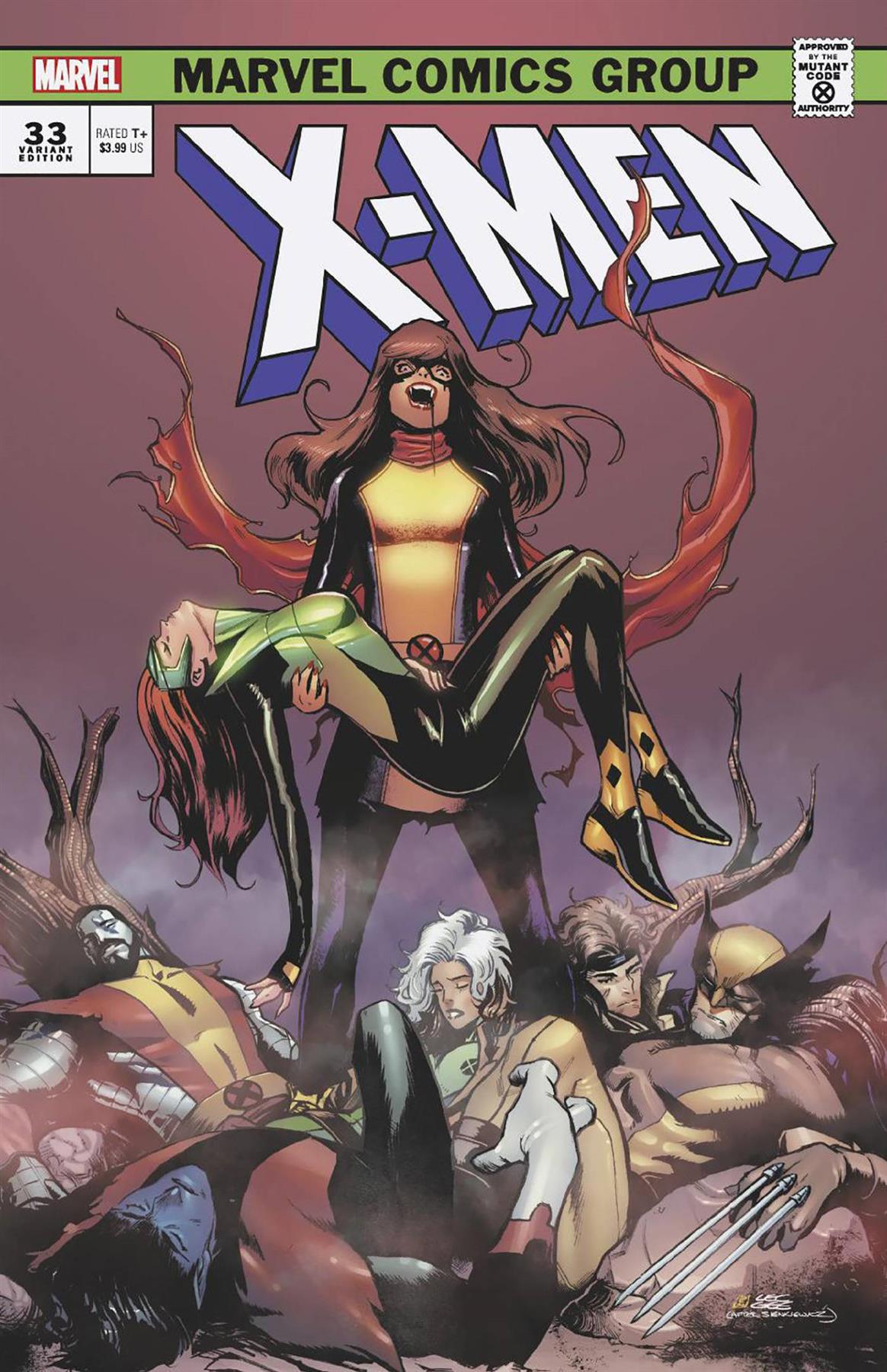 X-men #33 Lee Garbett Vampire Var (Lee Garbett Vampire Var) Marvel Prh Comic Book 2024