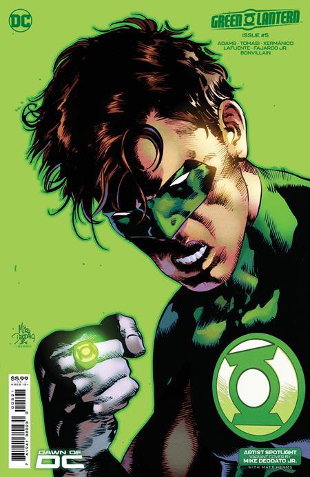 Green Lantern #5 Cvr C Mike Deodato Jr Artist Spotlight Card Stock Var DC Comics Comic Book