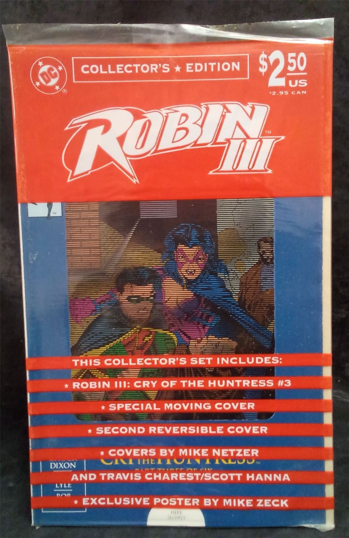 Robin III: Cry of the Huntress #3 Collector Edition *Sealed* 1993 DC Comics Comic Book