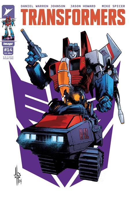 Transformers #14 2nd Ptg Cvr A Jason Howard Decepticon Image Comics Comic Book