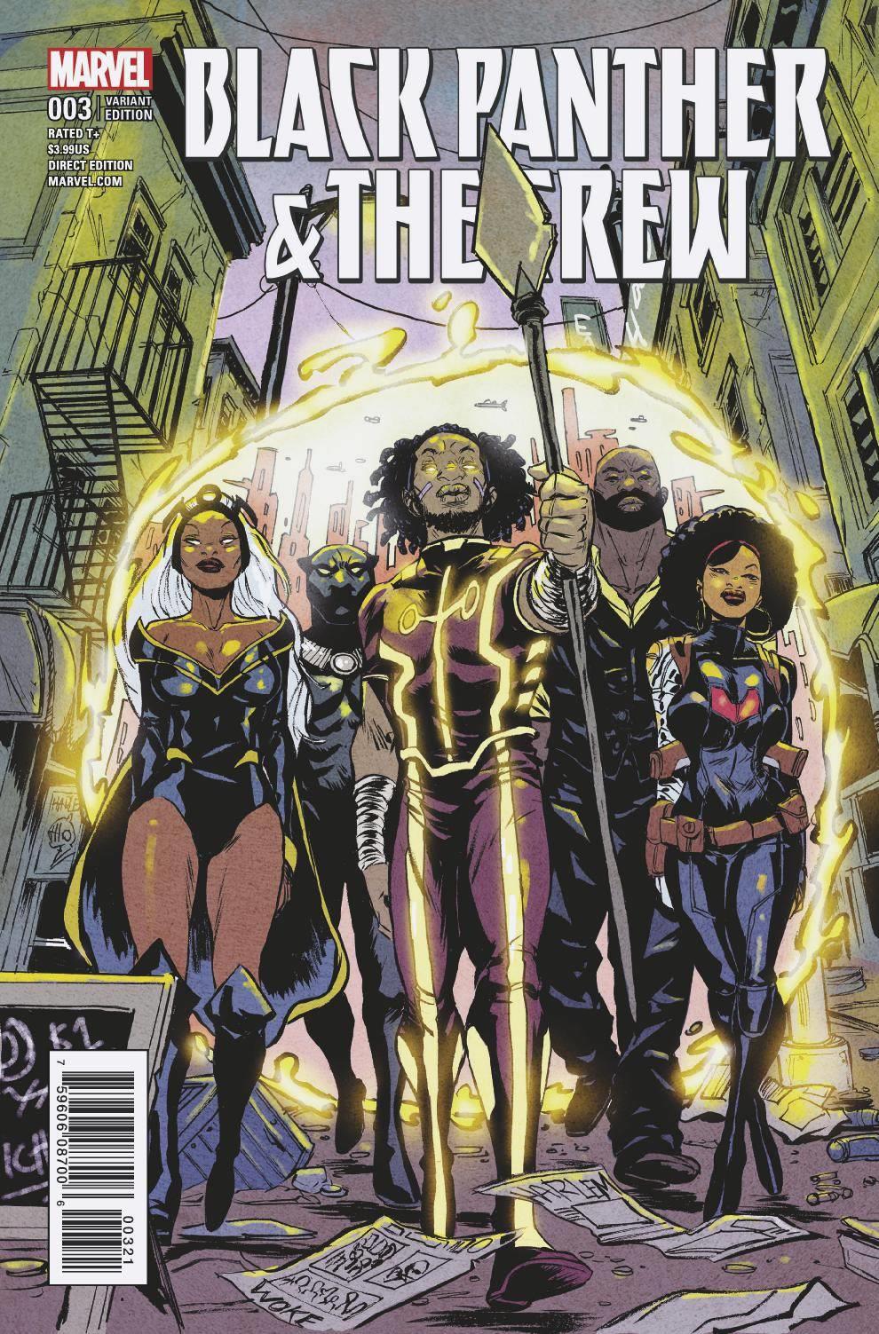 Black Panther Crew #3 Greene Var (Greene Var) Marvel Comics Comic Book