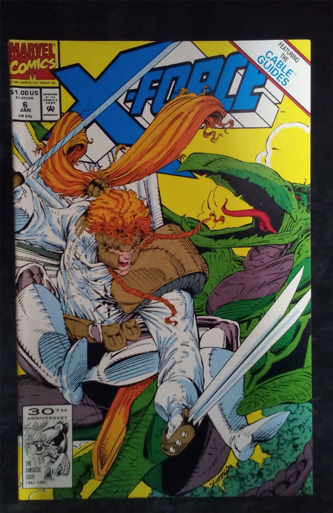 X-Force #6 Direct Edition 1991 Marvel Comics Comic Book