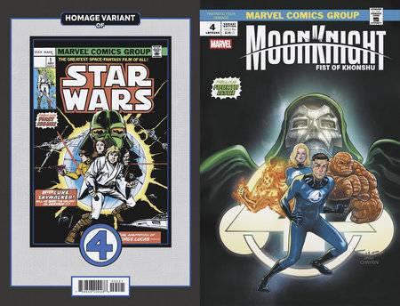 Moon Knight Fist Of Khonshu #4 Fantastic Four Homage Var Fantastic Four Homage Var Marvel Prh Comic Book 2025