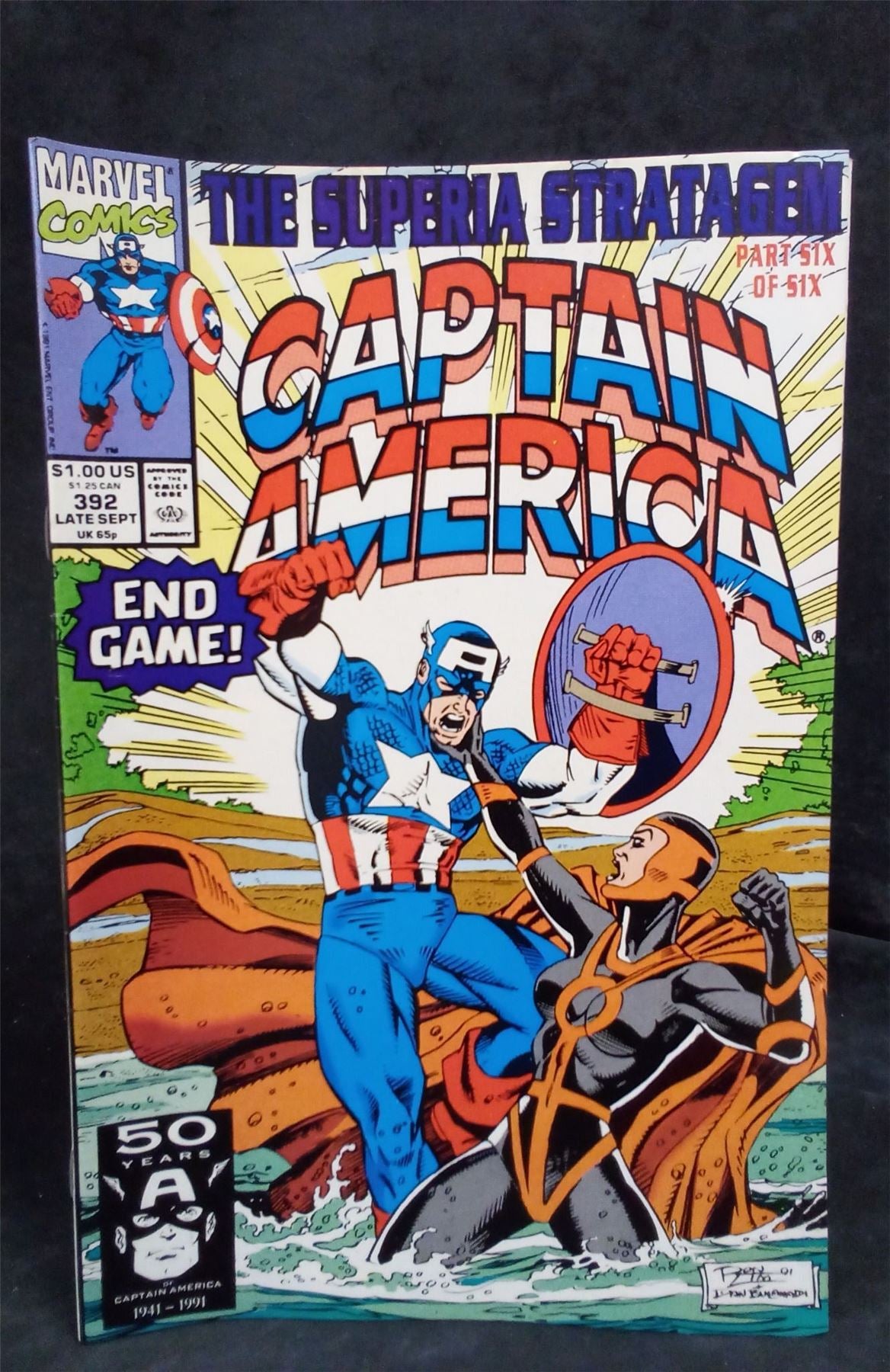 Captain America #392 1991 Marvel Comics Comic Book