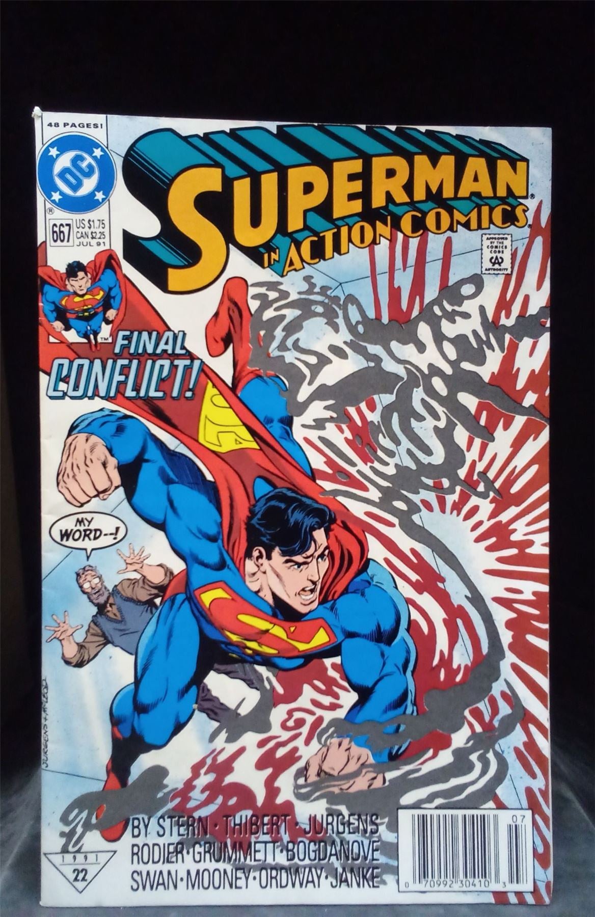 Action Comics #667 Newsstand Edition 1991 DC Comics Comic Book