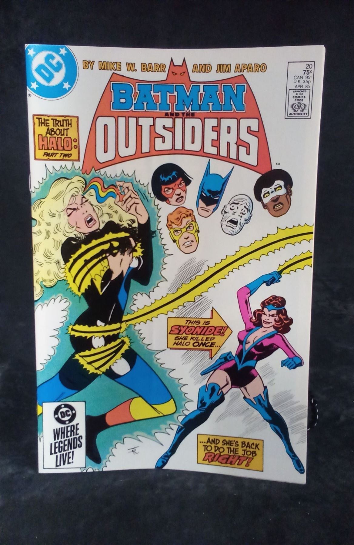 Batman and the Outsiders #20 1985 DC Comics Comic Book