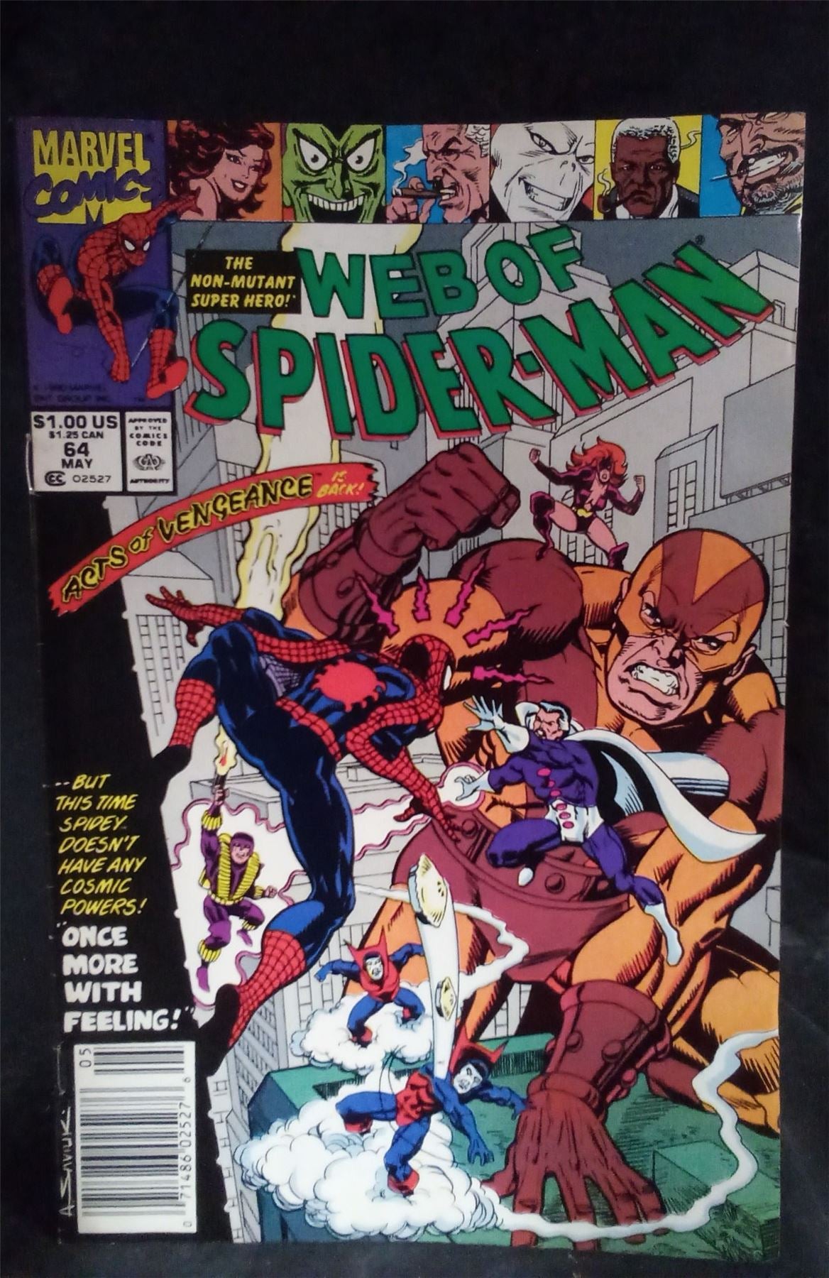 Web of Spider-Man #64 1990 Marvel Comics Comic Book