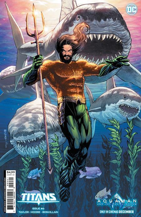 Titans #6 Cvr D Jesus Merino Aquaman And The Lost Kingdom Card Stock Var DC Comics Comic Book