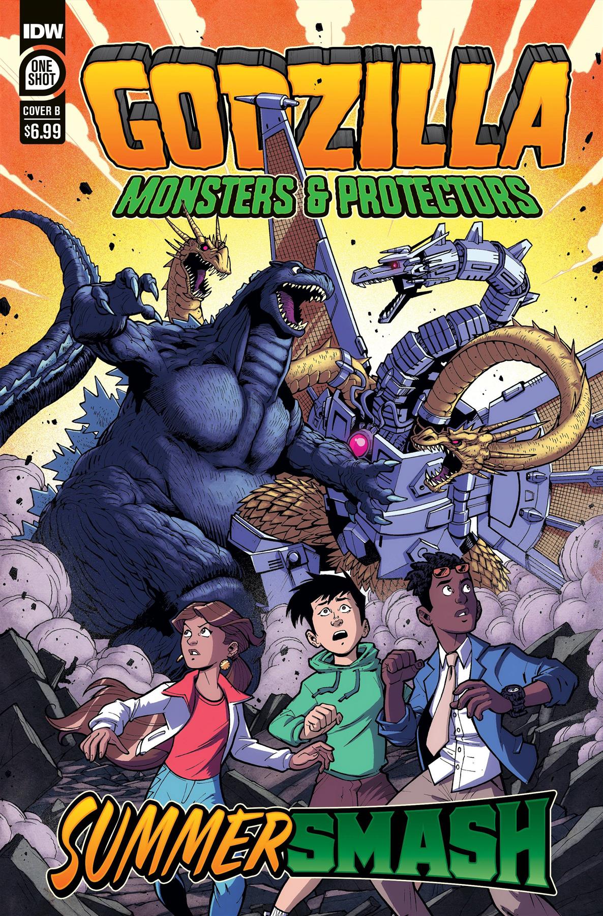Godzilla Monsters Protectors Summer Smash #1 Cvr B Lawrence Idw-prh Comic Book