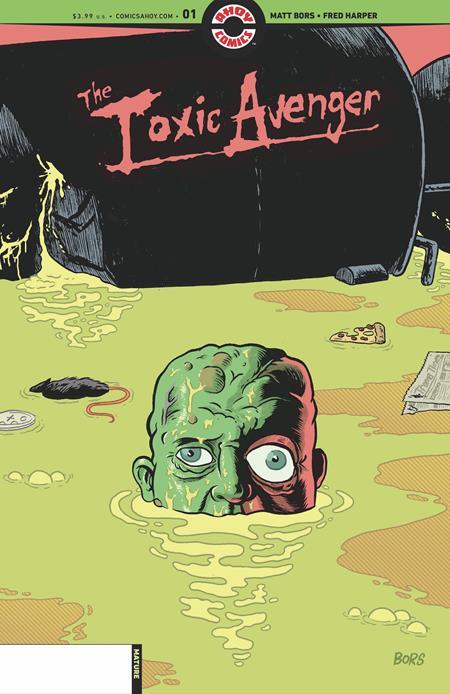 Toxic Avenger #1 (of 5) Cvr B 3 Copy Matt Bors Unlock Var (mr) Ahoy Comic Book