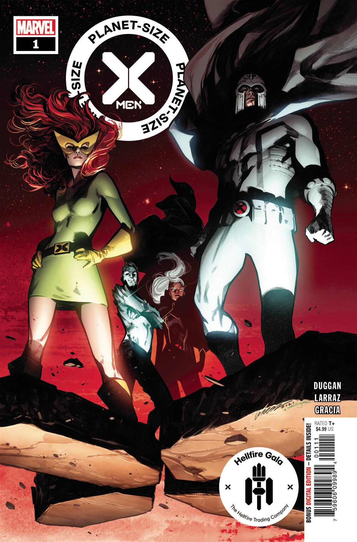 Planet-sized X-men #1 Gala Marvel Comics Comic Book