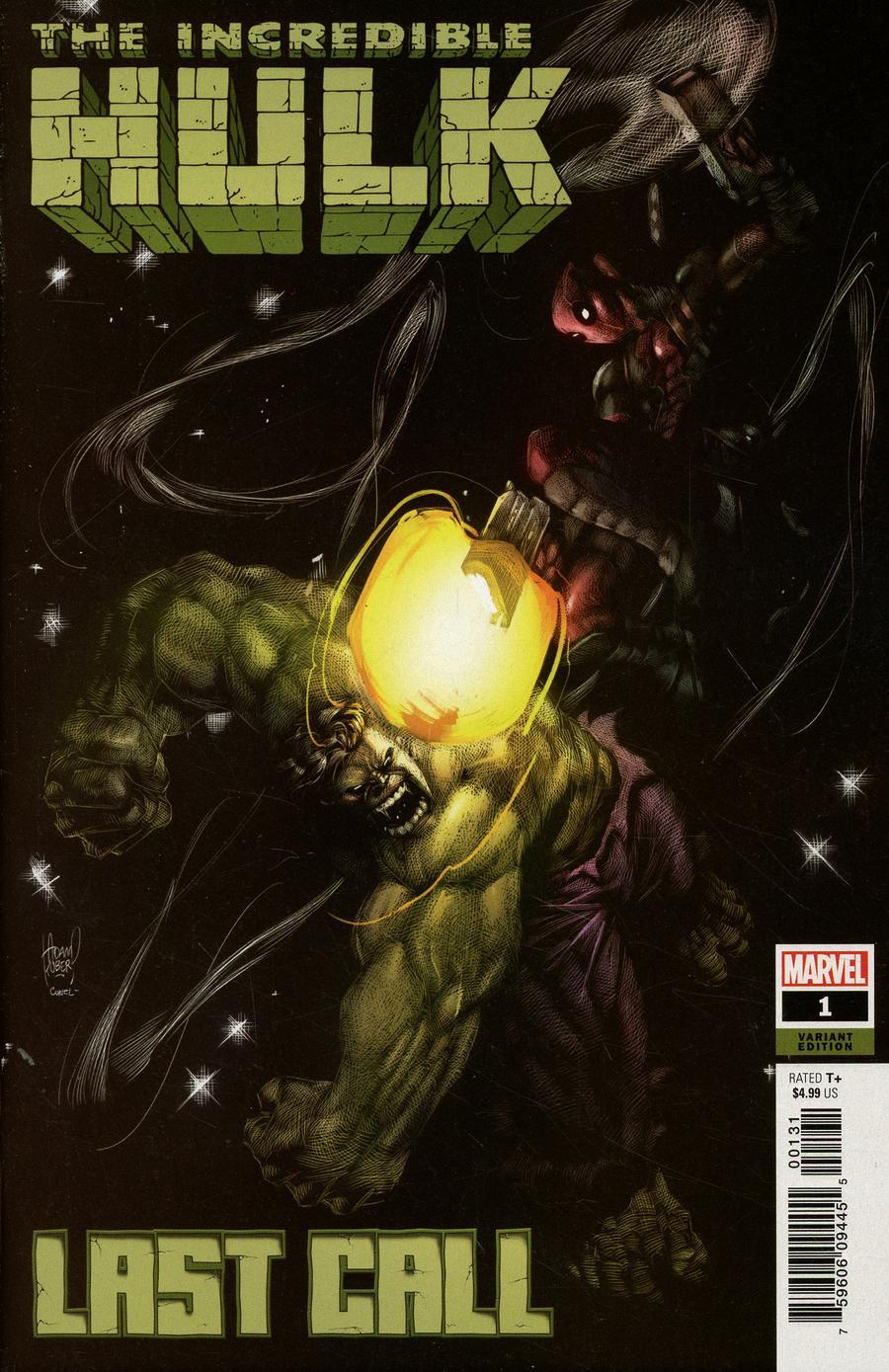 Incredible Hulk Last Call #1 Adam Kubert Var () Marvel Comics Comic Book
