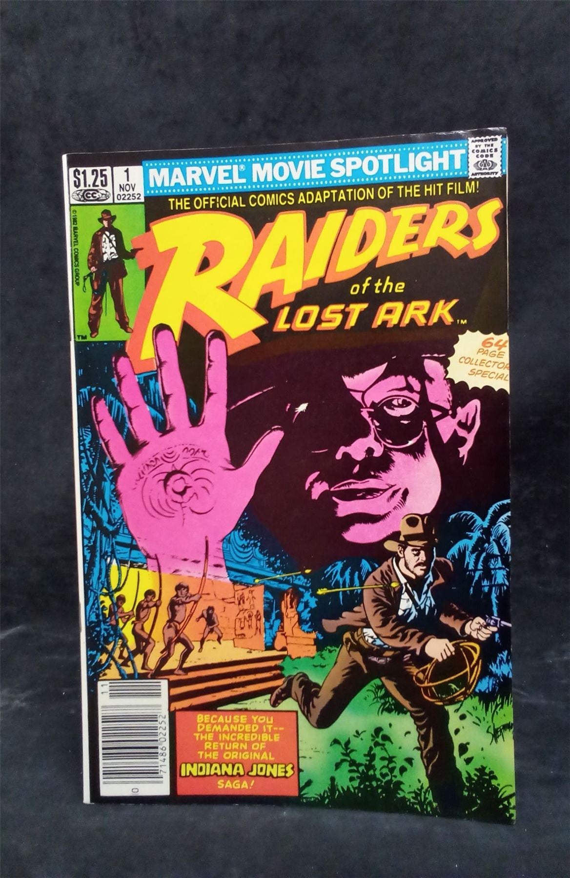 Marvel Movie Spotlight Featuring Raiders of the Lost Ark 1982 Marvel Comics Comic Book