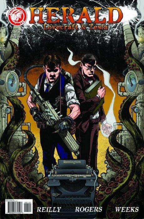 Herald Lovecraft & Tesla #1 Dyer Var Action Lab Comic Book