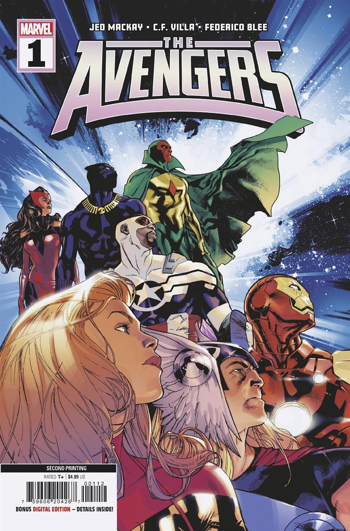 Avengers #1 2nd Ptg Stuart Immonen Var Marvel Prh Comic Book